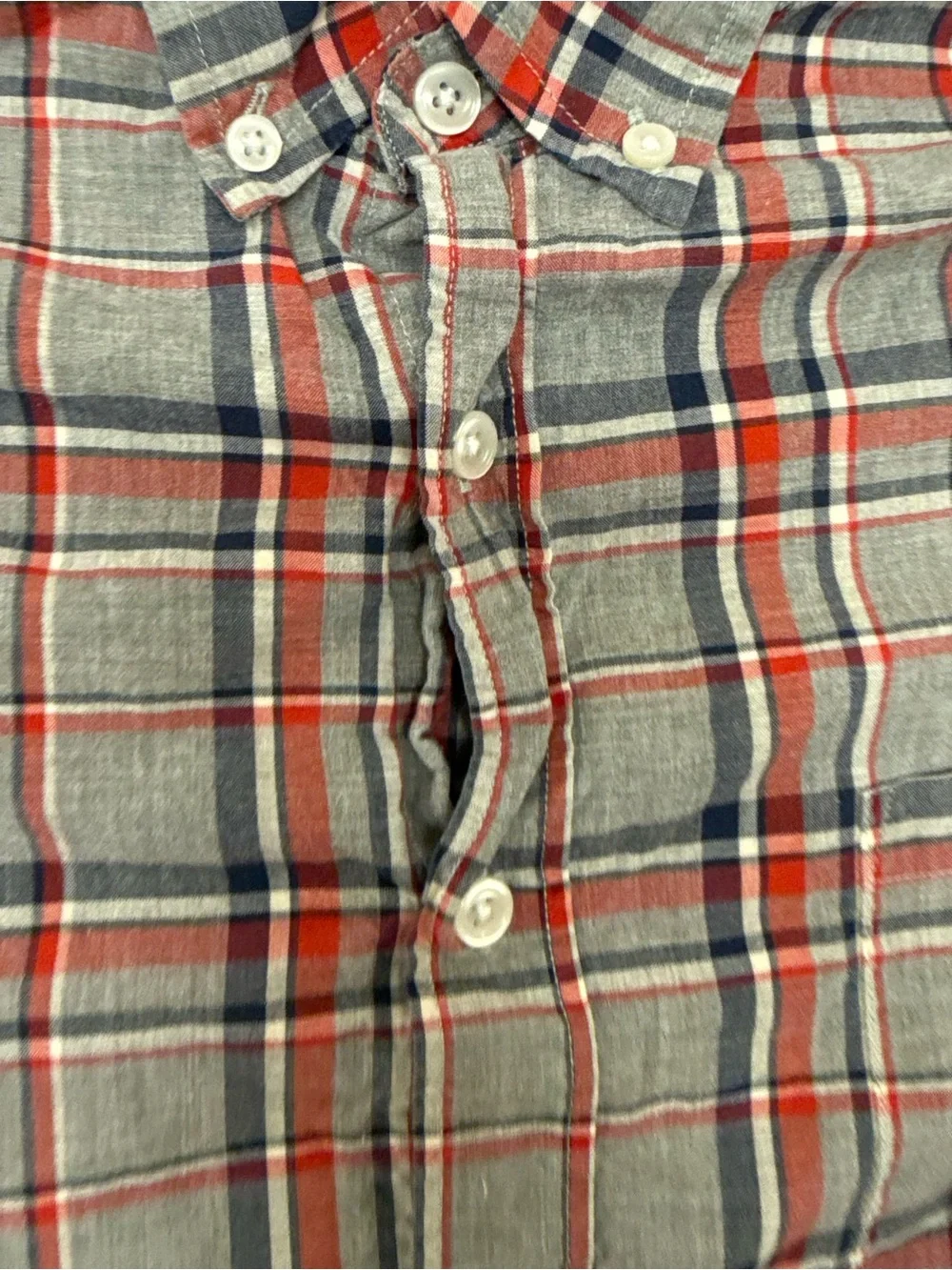 J. Crew lightweight plaid